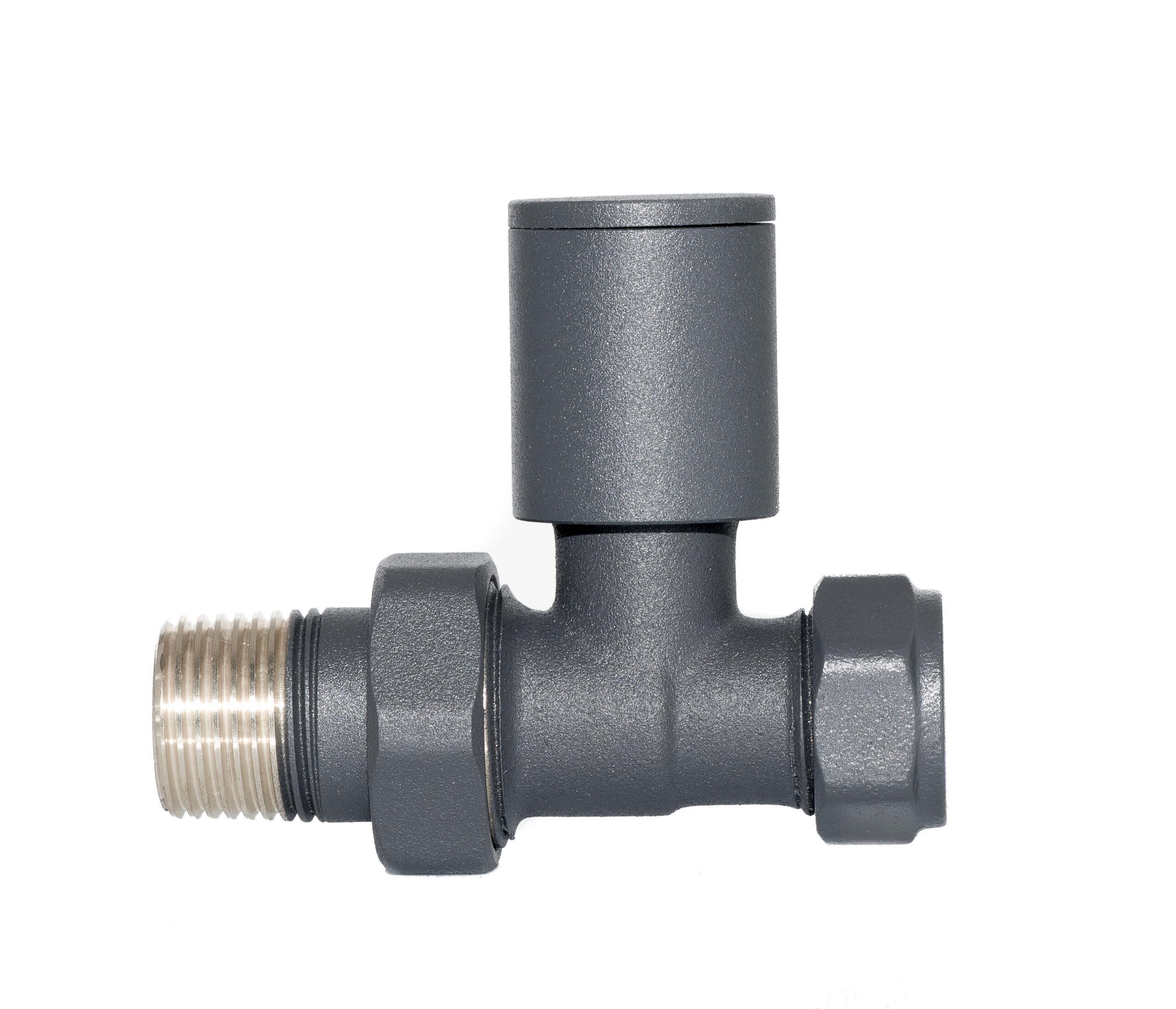 Anthracite Straight Radiator Valves – TFC Group LLP – Tower